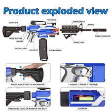 Here are tips to make your own! Holiky Diy Electric Automatic Toy Guns For Nerf Guns Bullets 3 Modes Burst Soft Blaster Toys For Boys Foam Bullet Hand Gun With 100 Pcs Refill Darts Multi Player Game For Kids Snapklik