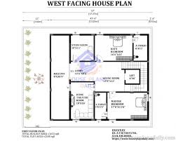 57x44 West Facing G 1 House Plan