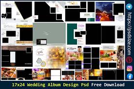 17x24 wedding al design psd free