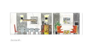 section drawings for interior design