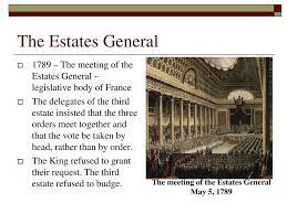 More importantly, this outburst of political thought caused a group of leaders to emerge from the third estate, organizing meetings, writing pamphlets, and generally politicizing the third estate across the nation. The Meeting Of The Estates General May 5 Ppt Download