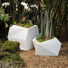 Crescent Garden Origami Low Planter