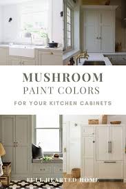 Mushroom Paint Colors For Your Cabinets