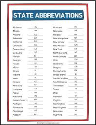 perfect state abbreviations printable