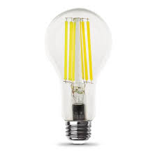Feit Electric 150 Watt Equivalent A21 Clear Glass Filament Bright White 3000k Led Light Bulb 12 Pack Om150dmcl 830 Fil 12 The Home Depot