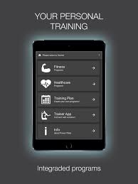 power plate training on the app