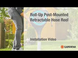 Roll Up Post Mounted Retractable Hose