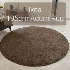 ikea adum round rug 195cm furniture