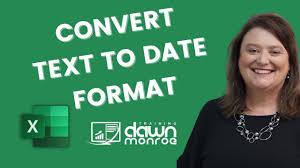 microsoft excel convert dates as text