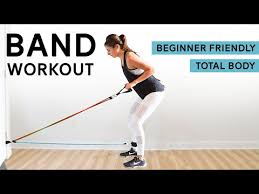 full body resistance band workout low