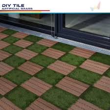 Deck Tiles Wood Grass Flooring