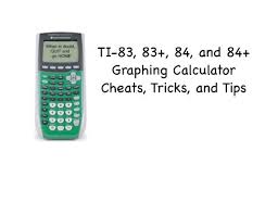 84 Graphing Calculator Cheats Tricks