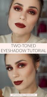 two toned eyeshadow tutorial uptown