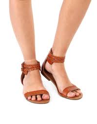 Buy Cognac Ankle Strap Sandals Mossimo Supply Co Pina Court