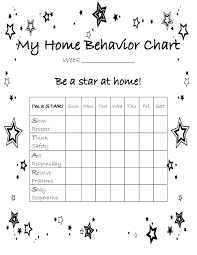 Printable Home Behavior Reward Chart K5 Worksheets Free