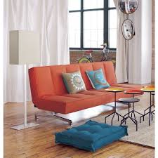 Flex Orange Sleeper Sofa In Sofas Cb2