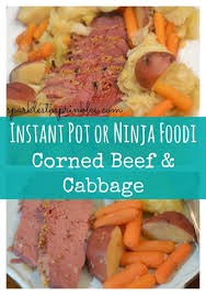 instant pot or ninja foodi corned beef