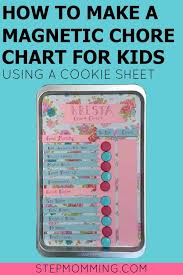 Diy Magnetic Chore Chart Free Printable Stepmomming Blog