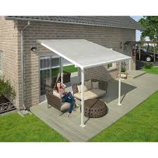 White Aluminum Patio Cover