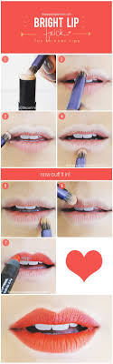 how to wear bright lipstick on thinner lips