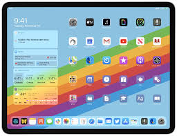 modern ipad home screen apps widgets