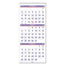 At A Glance Vertical Format Three Month Wall Calendar 2020 Aagpm1128