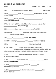 101 Printable Second Conditional PDF Worksheets - Grammarism