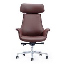lucian high back leather chair modern