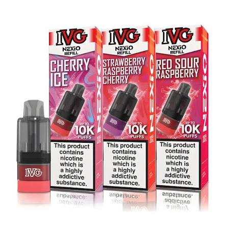 IVG Nexio 10K Refill Pods | £6.99 | Any 3 for £18