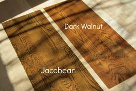 jacobean vs dark walnut stain