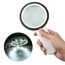 30x Handheld Magnifying Glass With 12 Leds Light High Power Handheld Lighted Magnifier With Large Double Glass Lens Led Magnifiers For Seniors Reading Coins Stamps Map Inspection Walmart Com Walmart Com