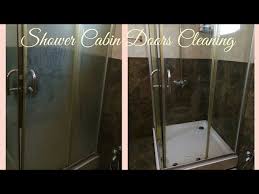 Shower Cabin Doors Cleaning