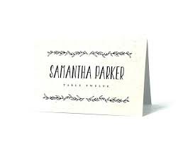 Business Name Place Card Template Best Ideas On Free Table