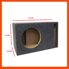 l type speaker box for car speaker size