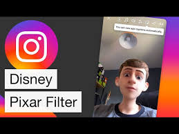 how to get disney pixar filter on