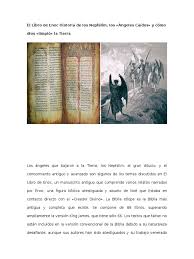 El libro de enoc (o libro de henoc, abreviado 1 enoc) es un libro . El Libro De Enoc Historia De Los Nephilim Los Angeles Caidos Y Como Dios Limpio La Tierra Enoc Ancestro De Noe Nephilim