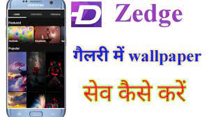 how to wallpaper zedge app