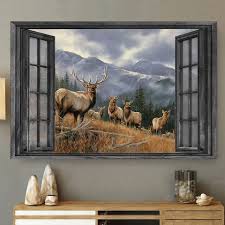 Deer Mule 3d Wall Art Home Decor
