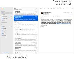 unsend emails with undo send in mail on