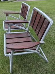 Redwood Aluminum Chair For