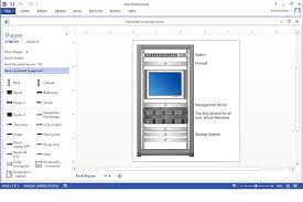 how to make ms visio rack diagram how