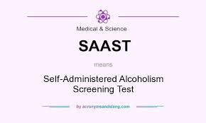 self administered alcoholism screening