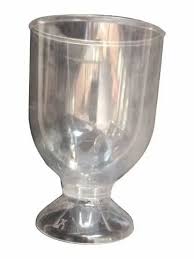 100 Ml Disposable Acrylic Wine Glass At