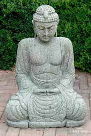 Large Seated Buddha Garden Statue