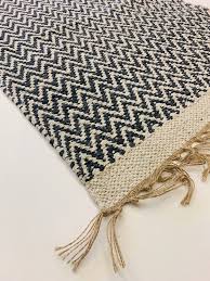 dark grey chevron handmade natural