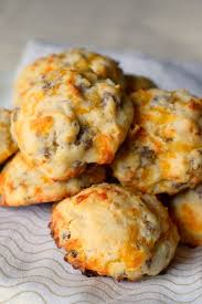 our family loves cheddar sausage biscuits loaded with cheesy goodness and sausage they make a great breakfast or lunch item