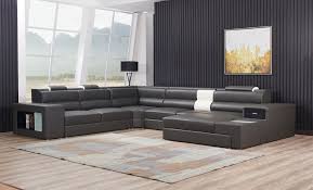 Cara U Leather Sofa Lounge Set