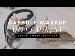 capsule makeup bag montauk ny easy