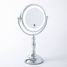 1x 10x vanity mirror chrome