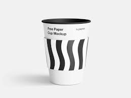 free paper coffee cup with sleeve